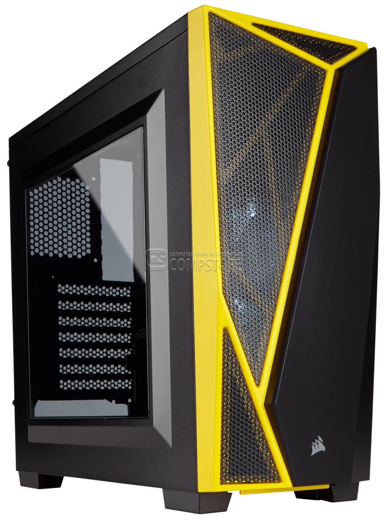 Carbide Series® SPEC-04 Mid-Tower Gaming Case — Black/Yellow
