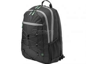 HP Active Backpack (Black/Mint Green) 39.62 cm 15.6-inch (1LU22AA)