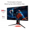 ASUS ROG Strix XG258Q Gaming Monitor 25 inch (Full HD 1080| HDMI | 240 Hz | AURA RGB | FreeSync™)