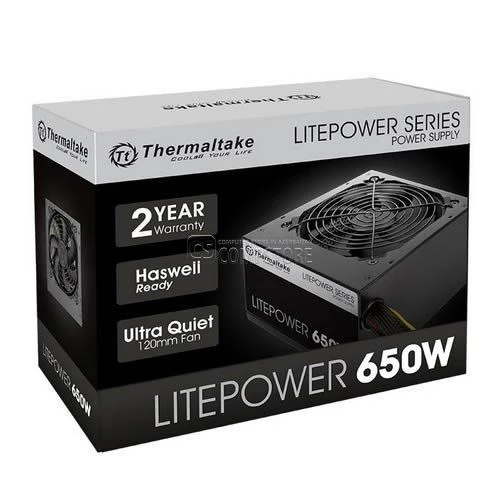 Thermaltake LitePower 650W Power Supply (PS-LTP-0650NPCNUS-F)