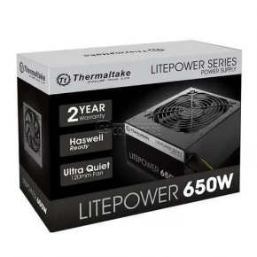 Thermaltake LitePower 650W Power Supply (PS-LTP-0650NPCNUS-F)