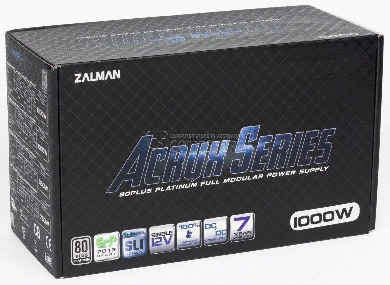 ZALMAN ZM1000-ARX ATX 1000W 80 PLUS Platinum Modullar Power Supply