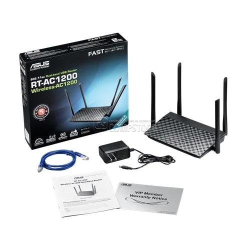 ASUS AC1200 Wireless Dual-Band Router (RT-AC1200)