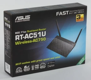 ASUS RT-AC51U Dual-Band AC750 Wi-Fi Router