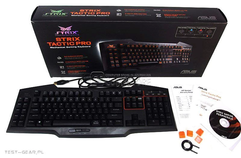 ASUS STRIX TACTIC PRO Mechanical Gaming Keyboard