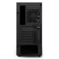 NZXT H500i ATX Computer Case, with with Digital Fan Control and RGB Lighting, Black/Blue (CA-H500W-BL)