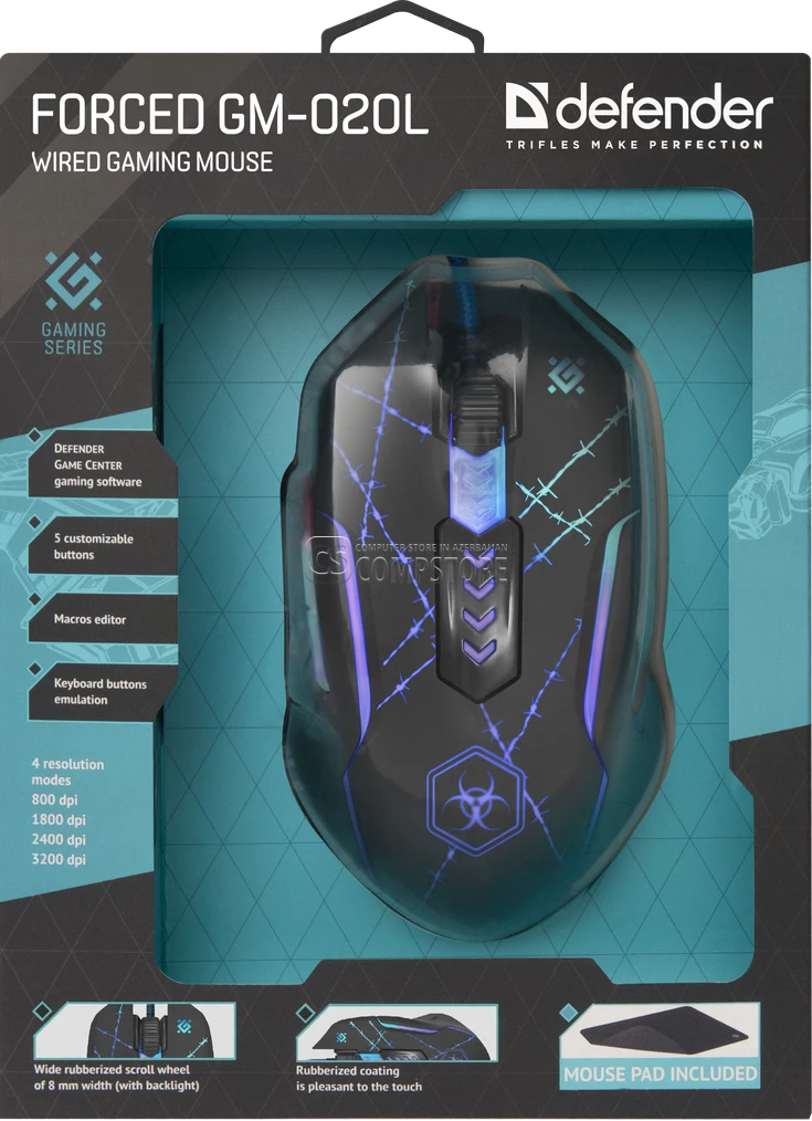 Gaming Defender Forced GM-020L (6 Button | 3200 DPI)