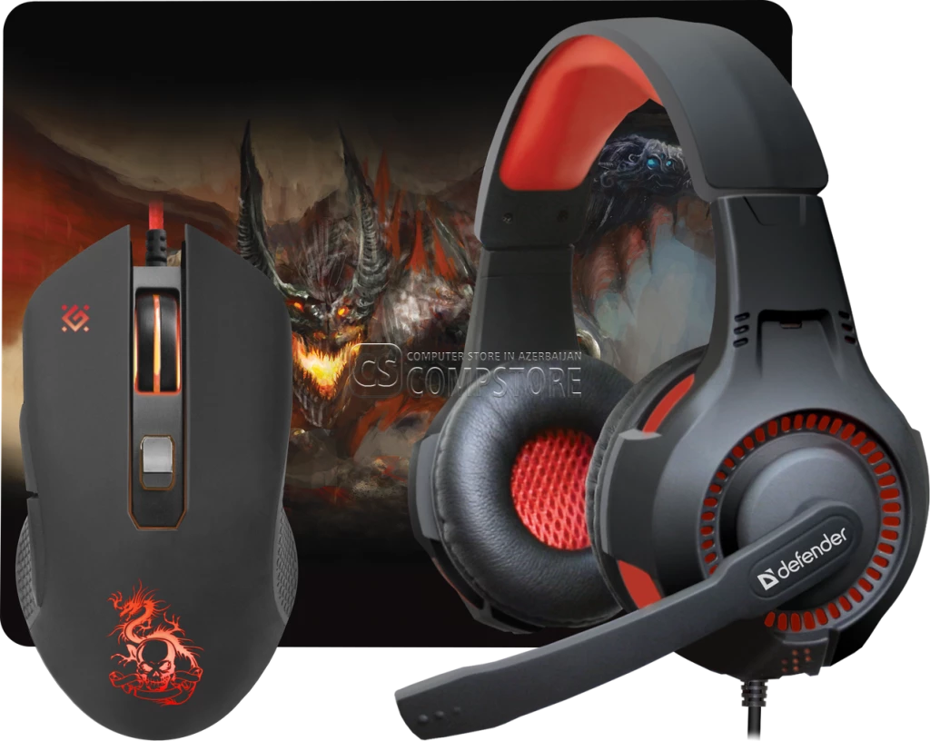 Gaming Set Defender Devourer MHP-006 (Mouse | PAD | Headset)