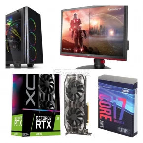 Kompüter CompStar MystiCal V4 (ASUS Gaming TUF/ Intel® Core™ i7-8700K/ DDR4 32 GB/ SSD Kingston 480 GB/ HDD 2 TB/ NVIDIA® GeForce® RTX2080/ AOC 24-inch 144Hz Monitor)