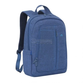 RivaCase 7560 Blue Canvas Laptop Bagpack Alpendorf Series 15,6-inch
