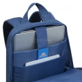 RivaCase 7560 Blue Canvas Laptop Bagpack Alpendorf Series 15,6-inch