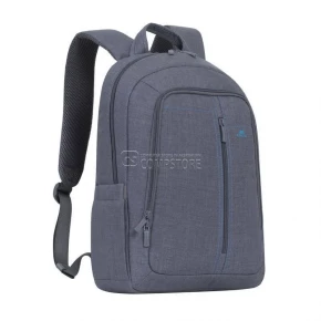 RivaCase 7560 Gray Canvas Laptop Bagpack Alpendorf Series 15,6-inch