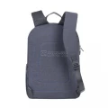 RivaCase 7560 Gray Canvas Laptop Bagpack Alpendorf Series 15,6-inch
