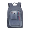 RivaCase 7560 Gray Canvas Laptop Bagpack Alpendorf Series 15,6-inch