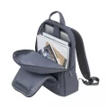 RivaCase 7560 Gray Canvas Laptop Bagpack Alpendorf Series 15,6-inch