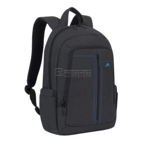 RivaCase 7560 Black Canvas Laptop Bagpack Alpendorf Series 15,6-inch