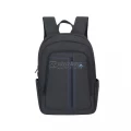 RivaCase 7560 Black Canvas Laptop Bagpack Alpendorf Series 15,6-inch