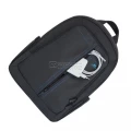 RivaCase 7560 Black Canvas Laptop Bagpack Alpendorf Series 15,6-inch