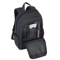 RivaCase 7560 Black Canvas Laptop Bagpack Alpendorf Series 15,6-inch