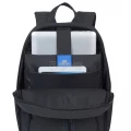 RivaCase 7560 Black Canvas Laptop Bagpack Alpendorf Series 15,6-inch