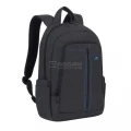 RivaCase 7560 Black Canvas Laptop Bagpack Alpendorf Series 15,6-inch