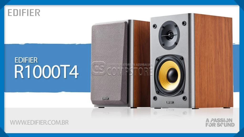 Edifier R1000T4 Ultra-stylish bookshelf speaker