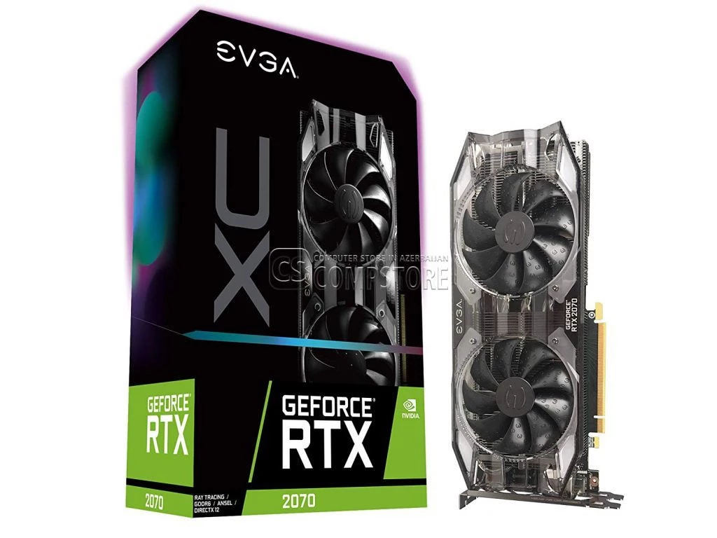 EVGA GEFORCE® RTX 2070 8GB XC GAMING (08G-P4-2071-KR) (8 GB | 256 Bit | GDDR6)