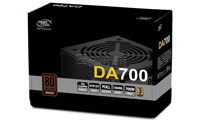 DeepCool DA700 700W 80 Plus Bronze (DP-BZ-DA700N) Power Supply