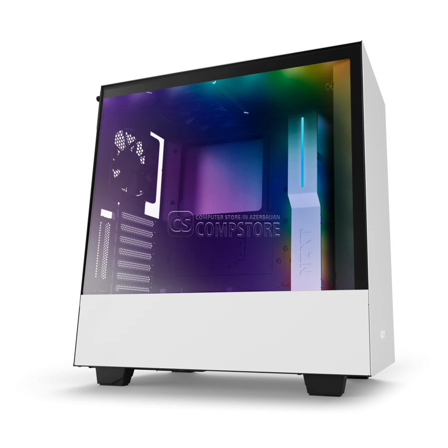 NZXT H500i ATX Computer Case (CA-H500W-W1)