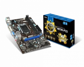 Mainboard MSI H81-P33 (1150 Socket)