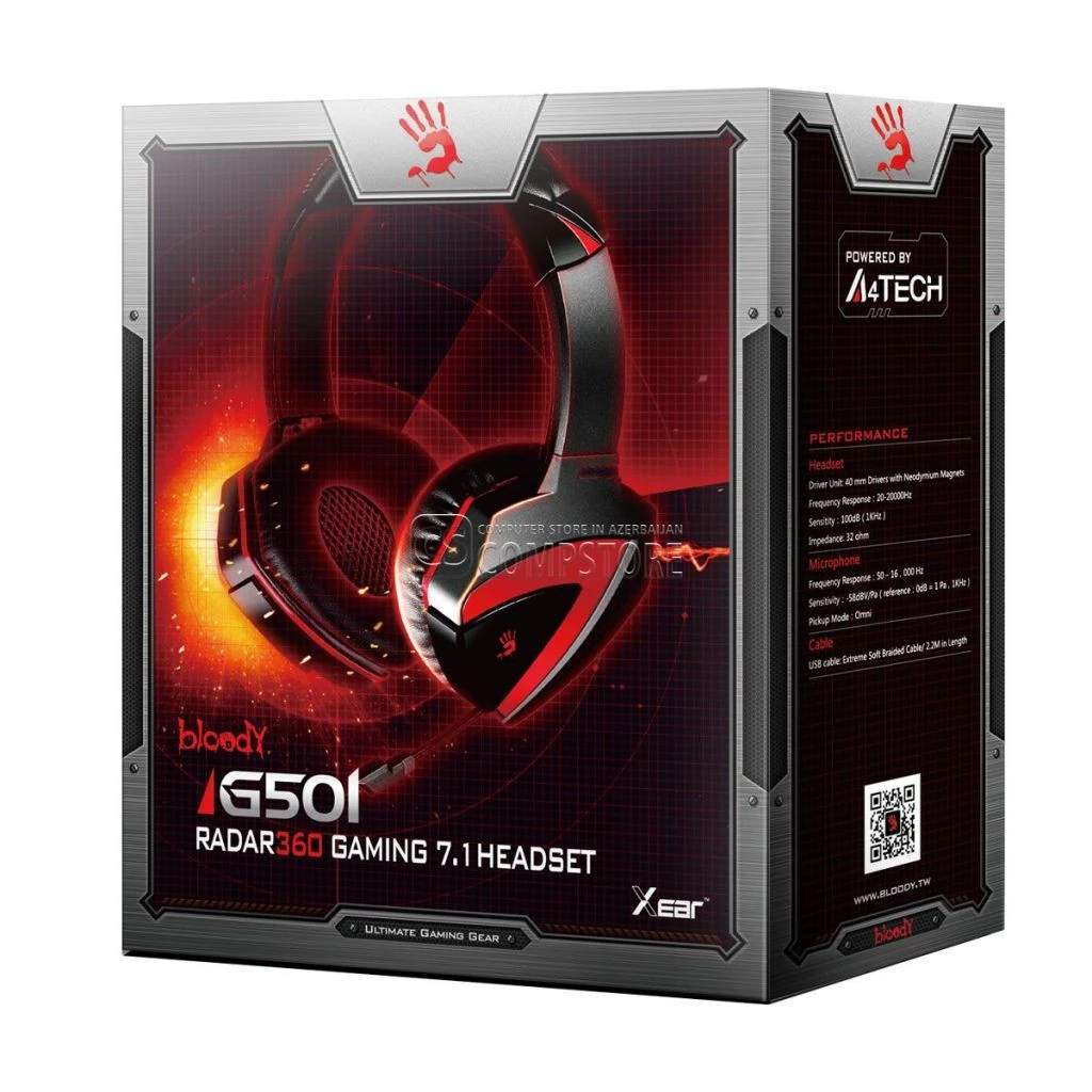 Bloody G501 Radar360 7.1 Sound Gaming Headset