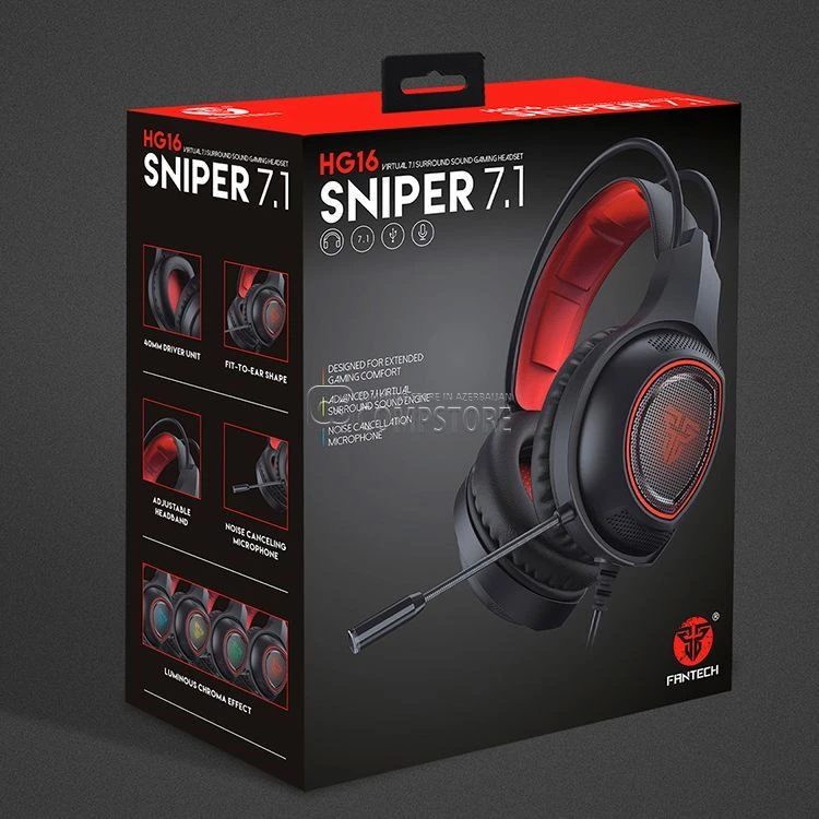 Fantech HG16 Sniper 7.1 RGB Gaming Headset