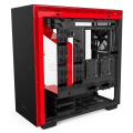 NZXT H700I Matte Black & Red Computer Case (CA-H700W-BR)