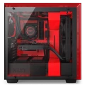 NZXT H700 Matte Black & Red Computer Case (CA-H700B-BR)