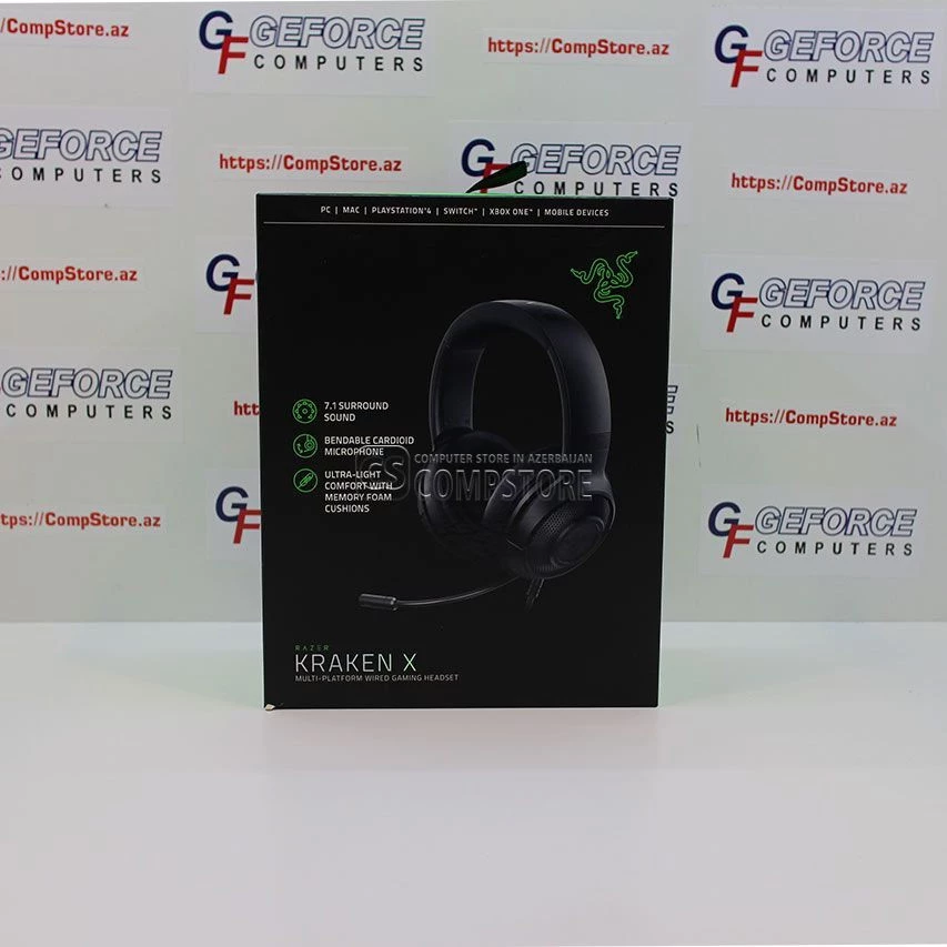 Razer Kraken X 7.1 Virtual Surround Sound Gaming Headset (RZ04-02890100- R3M1)