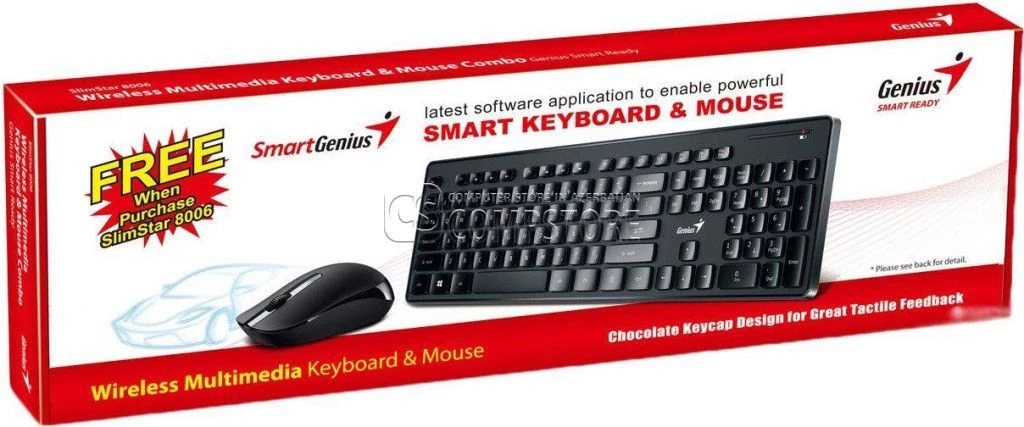 Genius Slimstar 8006 Wireless Keyboard & Mouse