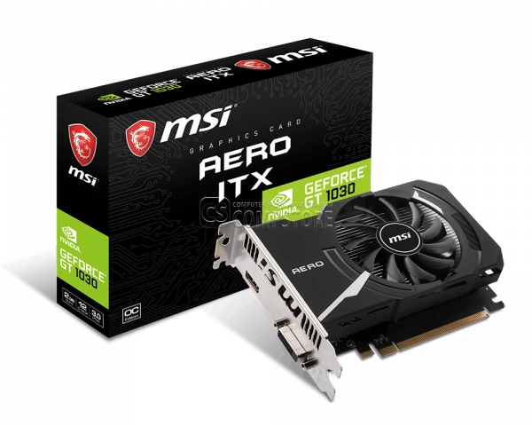 MSI AERO GEFORCE® GT1030 ITX 2GD4 OC (2 GB | 64 Bit)