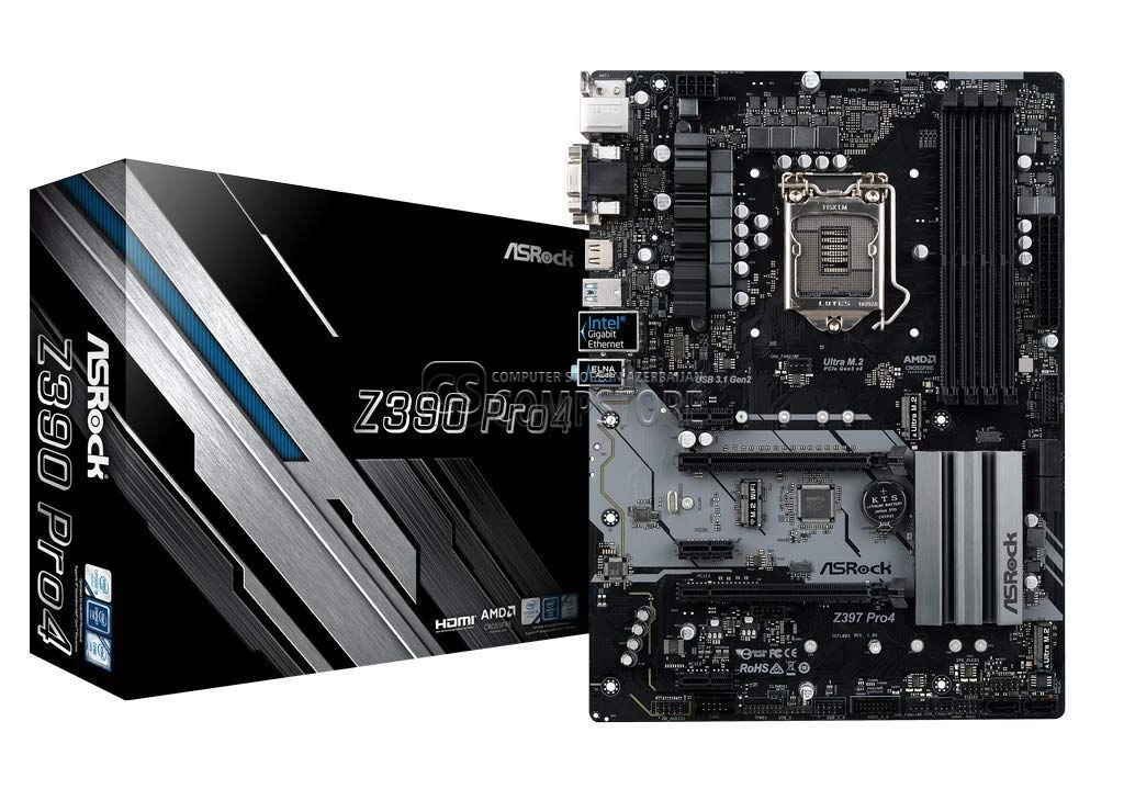 ASRock Z390 Pro4 (90-MXB6T0-A0UAYZ) Mainboard
