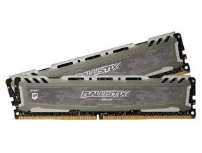 DDR4 Ballistix Sport LT 16GB Single DDR4 3200 MHz (Gray)