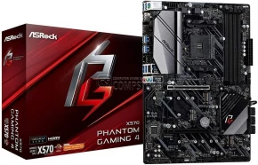 ASRock Phantom X570 Gaming 4 AM4 Socket Mainboard