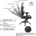 Anda Seat E-Sport Spirit King Series (AD4XL-05-BW-PV)