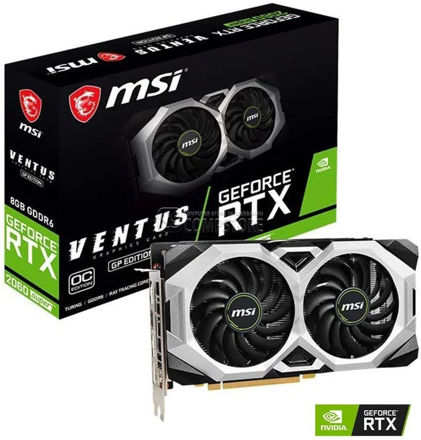 MSI Ventus GeForce RTX™ 2060 Super (8GB | 256 Bit)