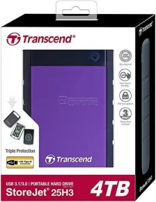 External HDD Transcend 25A3 4 TB (TS4TSJ25H3P)