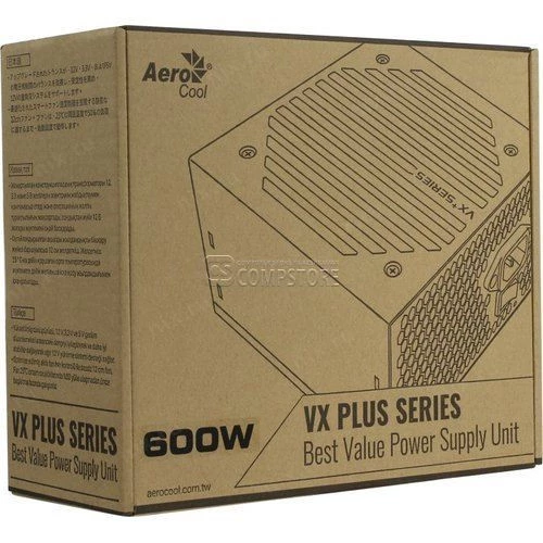 AeroCool VX Plus 600W Power Supply