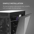 NZXT H710 Matte Black/White Computer Case (CA-H710B-W1.ME)