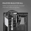 NZXT H710 Matte Black/White Computer Case (CA-H710B-W1.ME)
