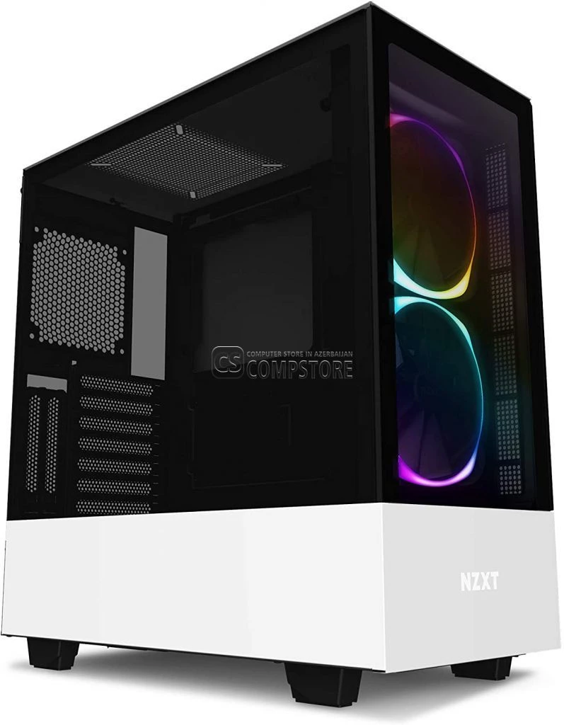 NZXT H510 Elite Matte White Computer Case (CA-H510E-W1)