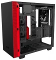 NZXT H400i Matte Black Red Computer Case (CA-H400W-BR)