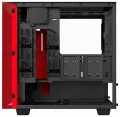NZXT H400i Matte Black Red Computer Case (CA-H400W-BR)