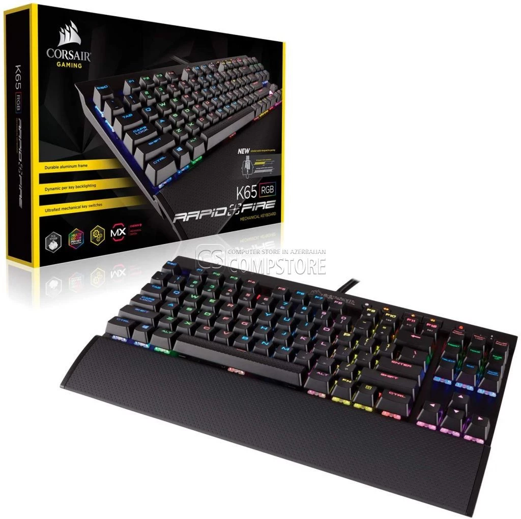 Corsair K65 RGB Rapidfire Mechanical Gaming Keyboard